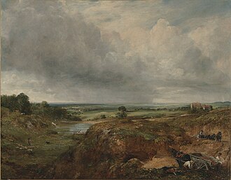 Branch Hill Pond, Hampstead Heath, oil on canvas, 1825