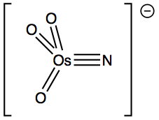 [OsO3N]−, isoelectronic with osmium tetroxide.