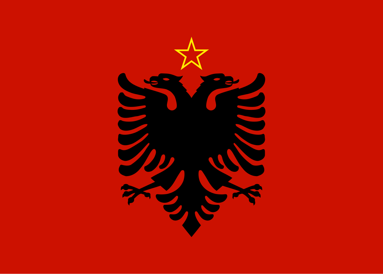 Flag of Albania (1946–1992).svg