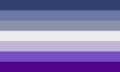 Butch flag published in 2016 by Tumblr user dorian-rutherford.