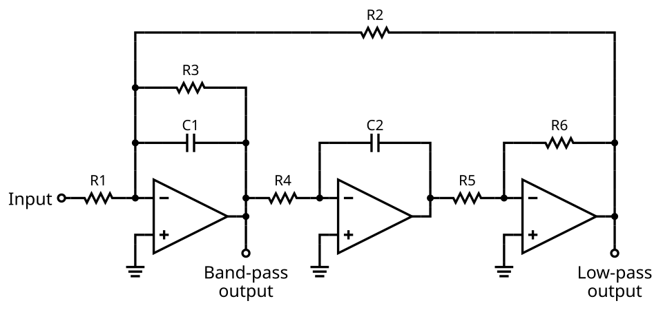 The common Tow-Thomas biquad filter topology