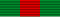 A ribbon 1/3 green, 1/3 red and 1/3 green.