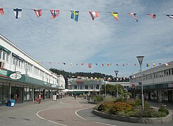 Kortedala Square, the largest square in the district, July 2011