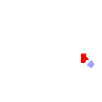 Map of Florida highlighting Highlands County