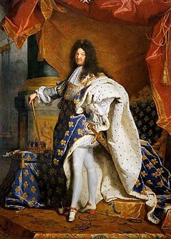 Portrait of Louis XIV aged 63