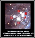 Trapezium star identification
