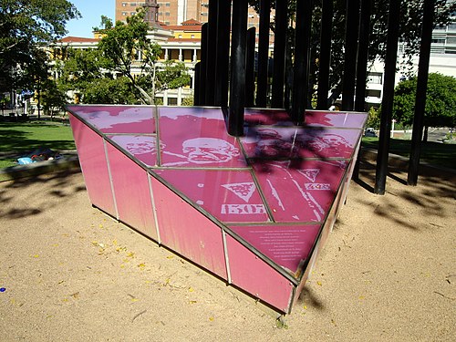The Sydney Gay and Lesbian Holocaust Memorial.[m]