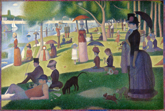 Georges Seurat's A Sunday Afternoon on the Island of La Grande Jatte (1884–1886) is set on an island in the Seine.