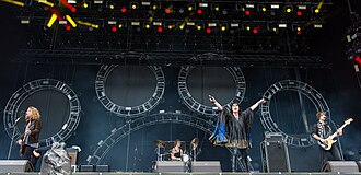 The Struts performing at Rock im Park in 2016