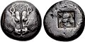Coin of Lesbos, Ionia. Circa 510–480