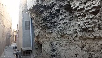 Surviving wall of the Kacha Burj
