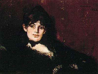 Portrait of Berthe Morisot (1882) – Édouard Manet