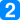 number 2 in light blue rounded square