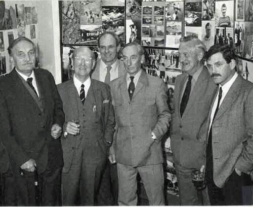 group of six elderly men