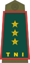 Letnan jenderal[24] (Indonesian Army)