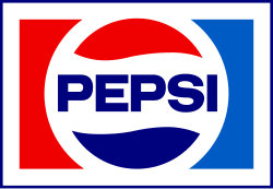 The Pepsi Globe logo used from 1971 to 1986. Reused for special products from 2009–14.