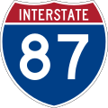 Interstate 87 marker