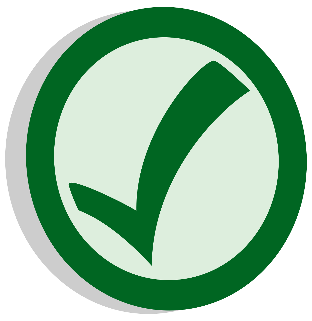 Symbol confirmed.svg