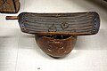 Enganga. Type A six-string zither tied to a calabash. Shi language group around Bukavu in eastern Congo. Royal Museum for Central Africa