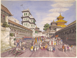 A watercolour painting
