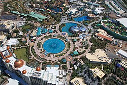 Aerial overview of Celestial Park