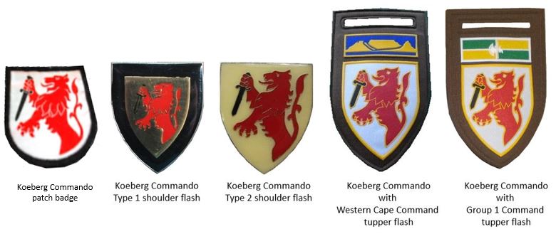 SADF era Koeberg Commando insignia