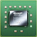 The 90nm XCPU DD3 manufactured at 90 nm by Chartered in Singapore 2006
