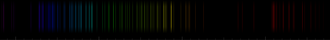 Color lines in a spectral range