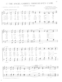 The Angel Gabriel sheet music