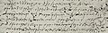 Roman letter in Old Roman cursive, ca. AD 50 from Claudius' reign, showing handwritten long i's: rebus iis · iúdicibus (line 2), imponátur qui · intrá (line 3).