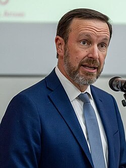 A photo of the U.S. Senator from Connecticut, Chris Murphy, taken in 2013.