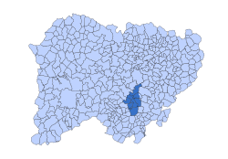 Location in Salamanca