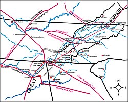 Post-Revolution Cherokee towns