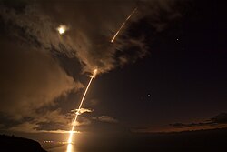 Target ballistic missile launch from Barking Sands, to test SM-6 missile interception