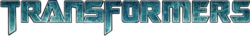 Transformers, written in a metallic green