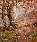 A November Morn in the Lune Valley by Reginald Aspinall