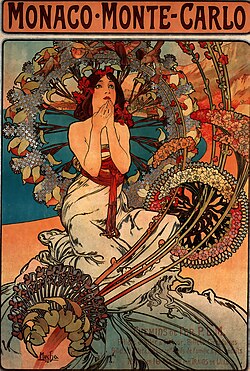Railway Paris to Monaco and Monte-Carlo (1897)