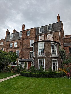 Rear of the house, seen from the garden of York Oratory