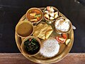 Nepalese-style dal bhat tarkari