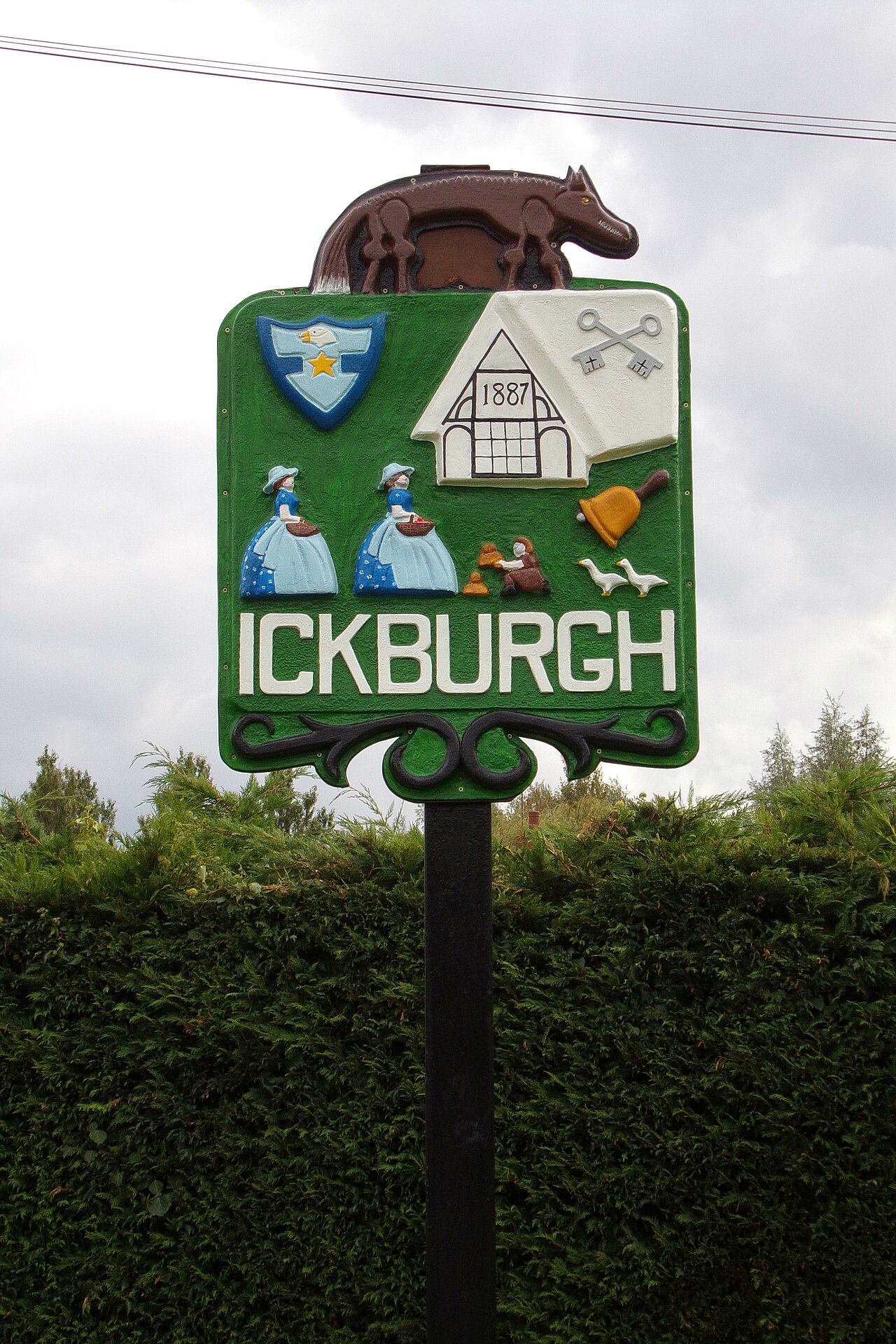 Ickburgh Village sign - geograph.org.uk - 5554430.jpg