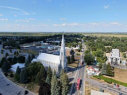 Aerial view of Napierville
