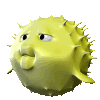 3D-rendered, animated OpenBSD mascot Puffy