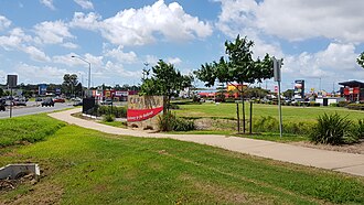 Intersection opposite Capalaba Park, 2018