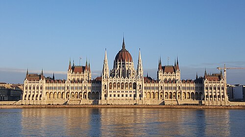 Hungarian Parliament Building, Budapest, Hungary: 1885–1904