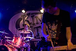 The Longcut in 2007. Left to right: Stuart Ogilvie and Lee Gale. Not pictured: Jon Fearon