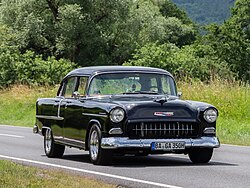 Chevrolet Bel Air 1955. A typical mid-1950s car.