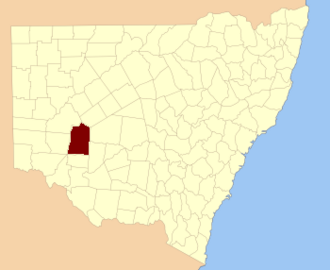 Location in New South Wales