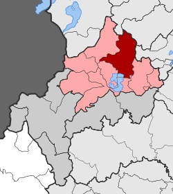 Location within the regional unit