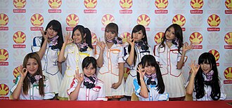 Passpo during a press conference at Japan Expo in July 2011.