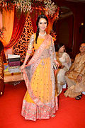 Shraddha Kapoor in a paneled lehenga